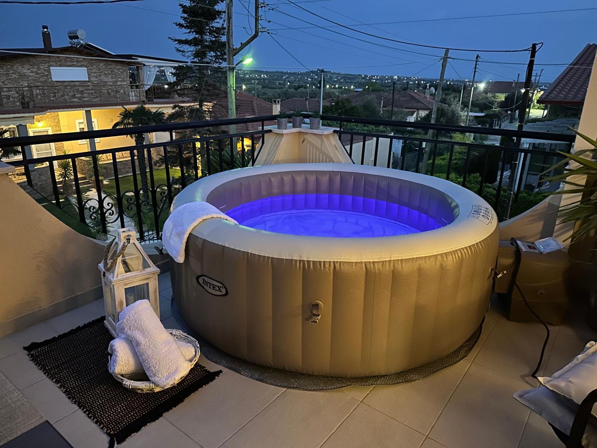 Villa Vaso With Jacuzzi Epanomi Dış mekan fotoğraf